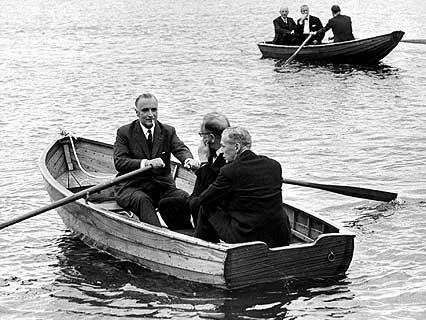 Georges Pompidou en Suède (juillet 1964)