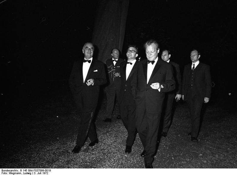 Georges Pompidou et Willy Brandt
